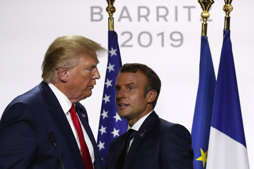 Tramp i Makron, Foto: AP