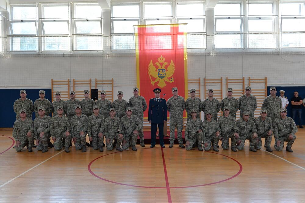 Pripadnici XI kontingenta Vojske Crne Gore, Foto: Ministarstvo odbrane