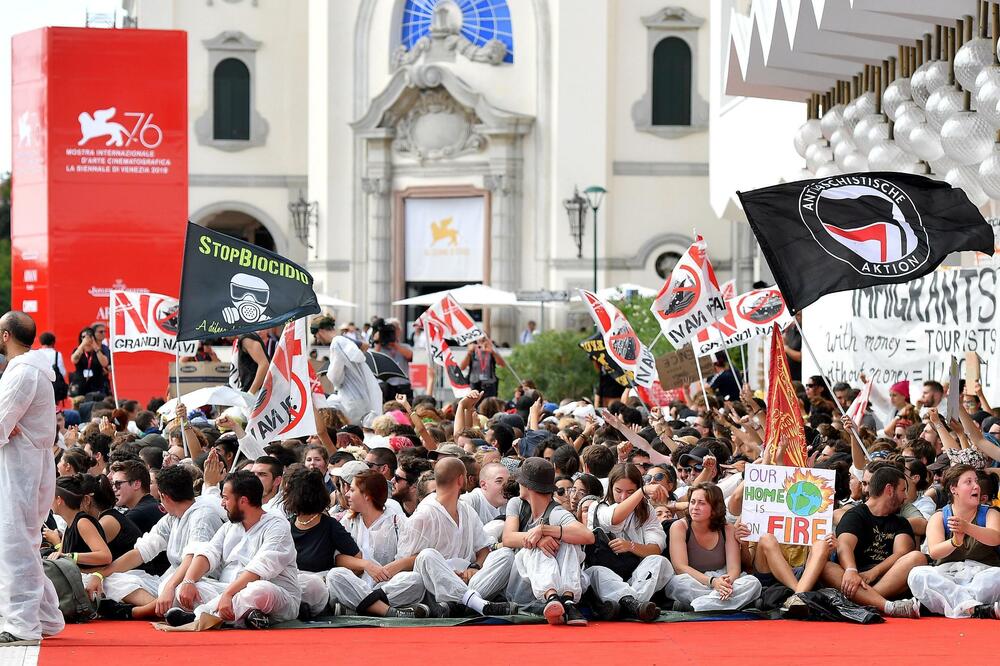 Sa protesta na crvenom tepihu, Foto: BETA/ANSA via AP