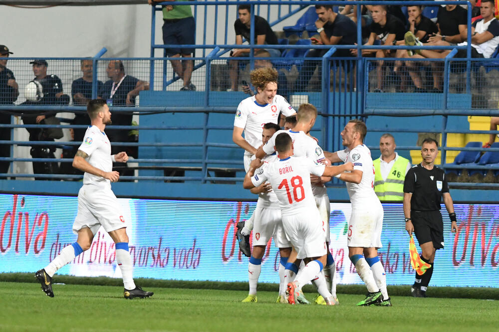 Slavlje čeških fudbalera, Foto: Savo PRELEVIC
