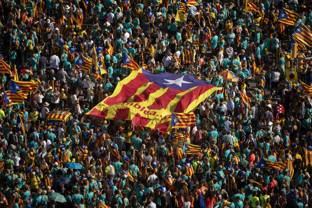 Sa protesta u Kataloniji, Foto: Emilio Morenatti/AP