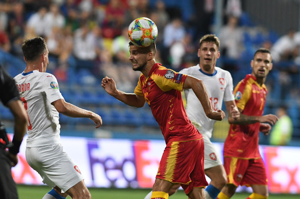 Česi surovo kaznili velike propuste Crne Gore u defanzivi: Detalj sa meča pod Goricom, Foto: Savo Prelević