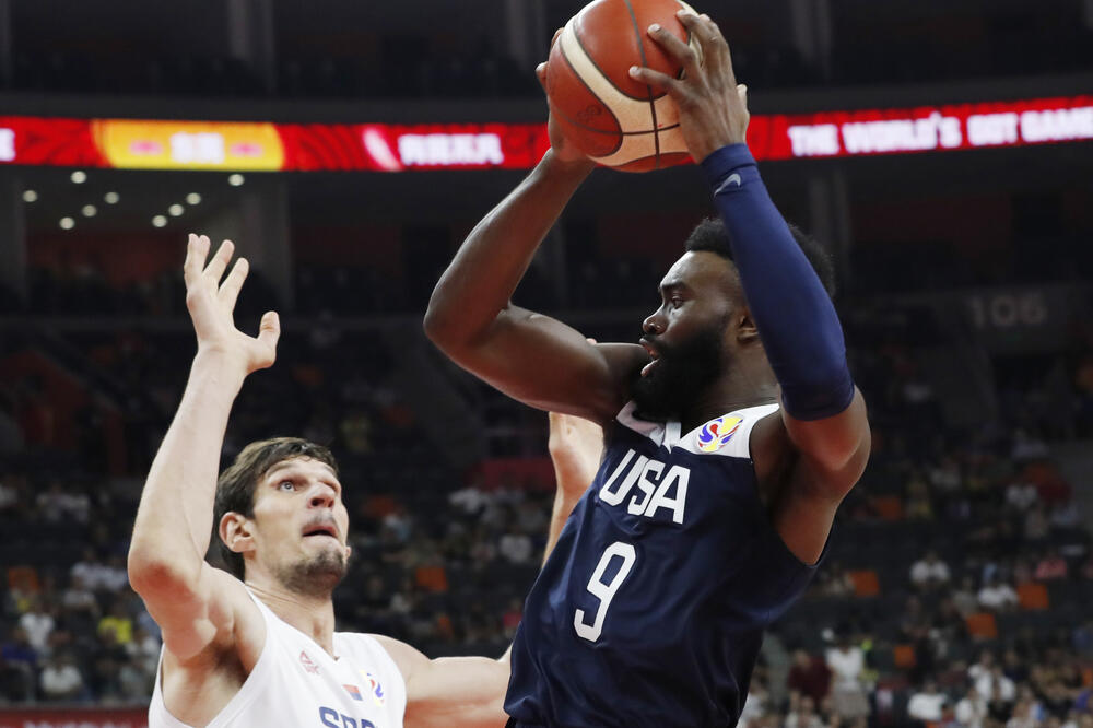 Sa meča Srbija - SAD, Foto: KIM KYUNG-HOON