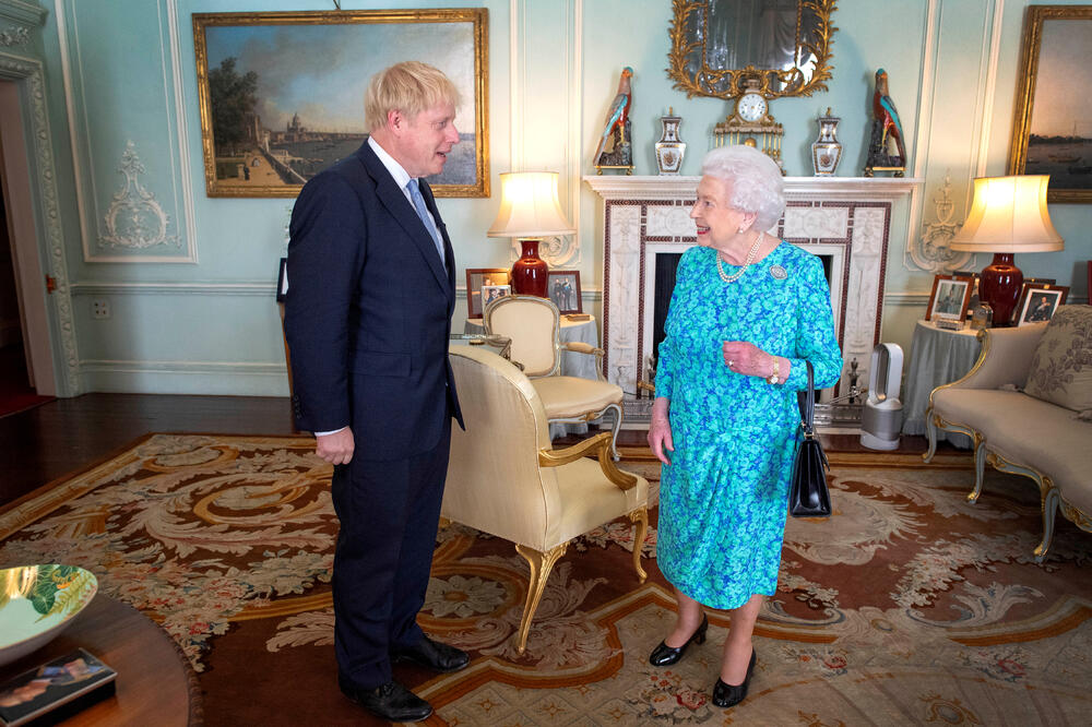 Džonson i kraljica Elizabeta II, Foto: Reuters