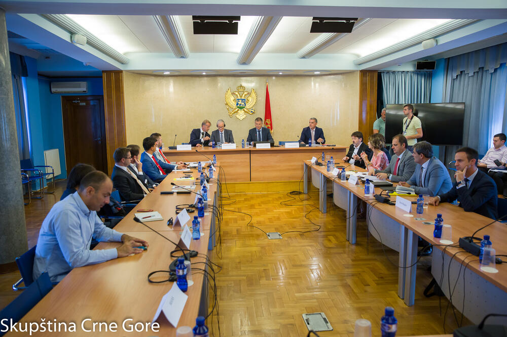 Sa sjednice Odbora za sveobuhvatnu reformu izbornog i drugog zakonodavstva, Foto: Skupstina.me