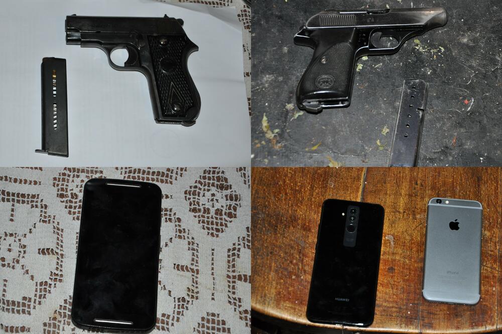 Oduzeto prilikom pretresa, Foto: Uprava policije