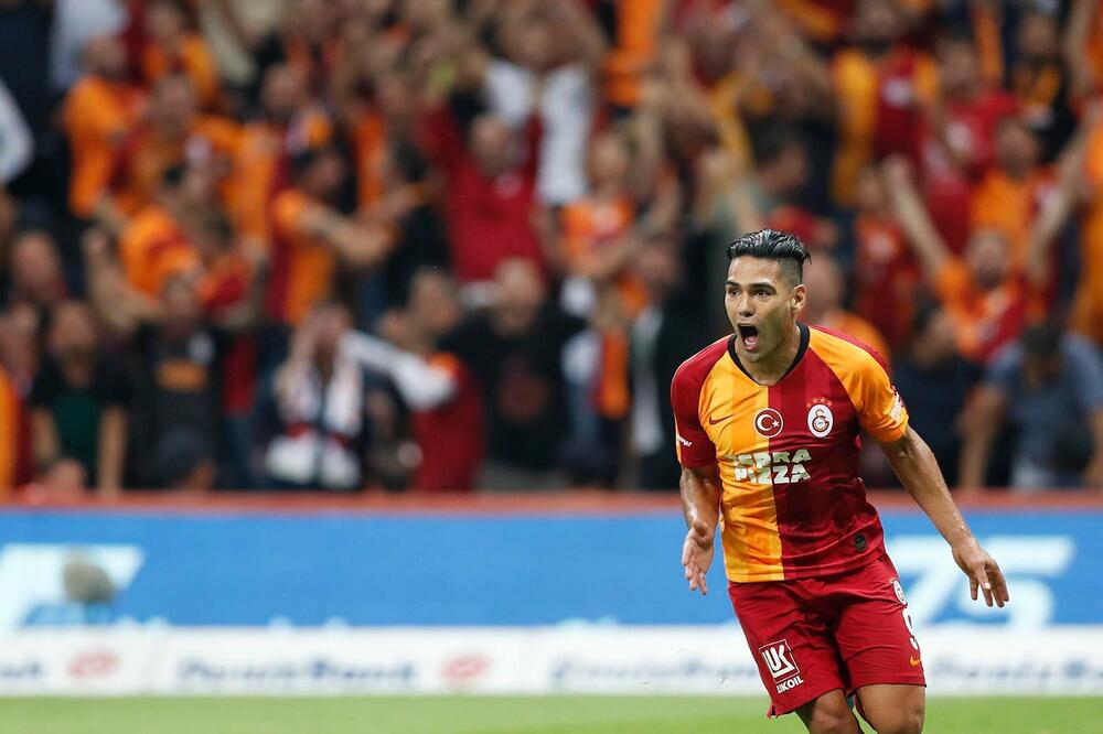Radamel Falkao slavi prvi gol u dresu Galate, Foto: Twitter.com/GalatasaraySK