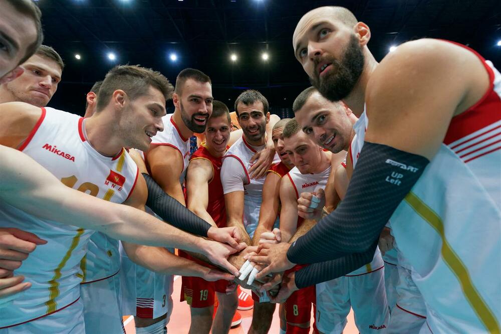 Odbojkaši Crne Gore slave pobjedu nad Estonijom, Foto: CEV