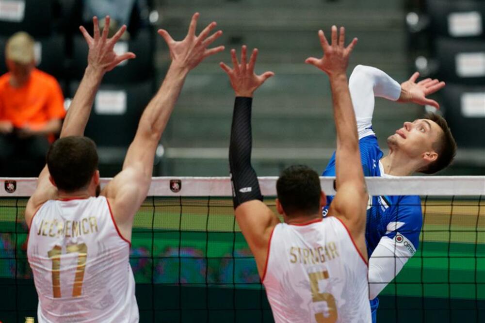 Ječmenica i Strugar na meču sa Estoncima, Foto: Cev.eu