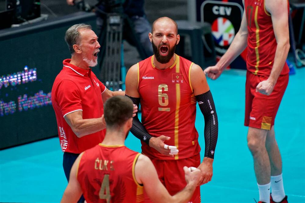 Crnogorski odbojkaši, Foto: CEV
