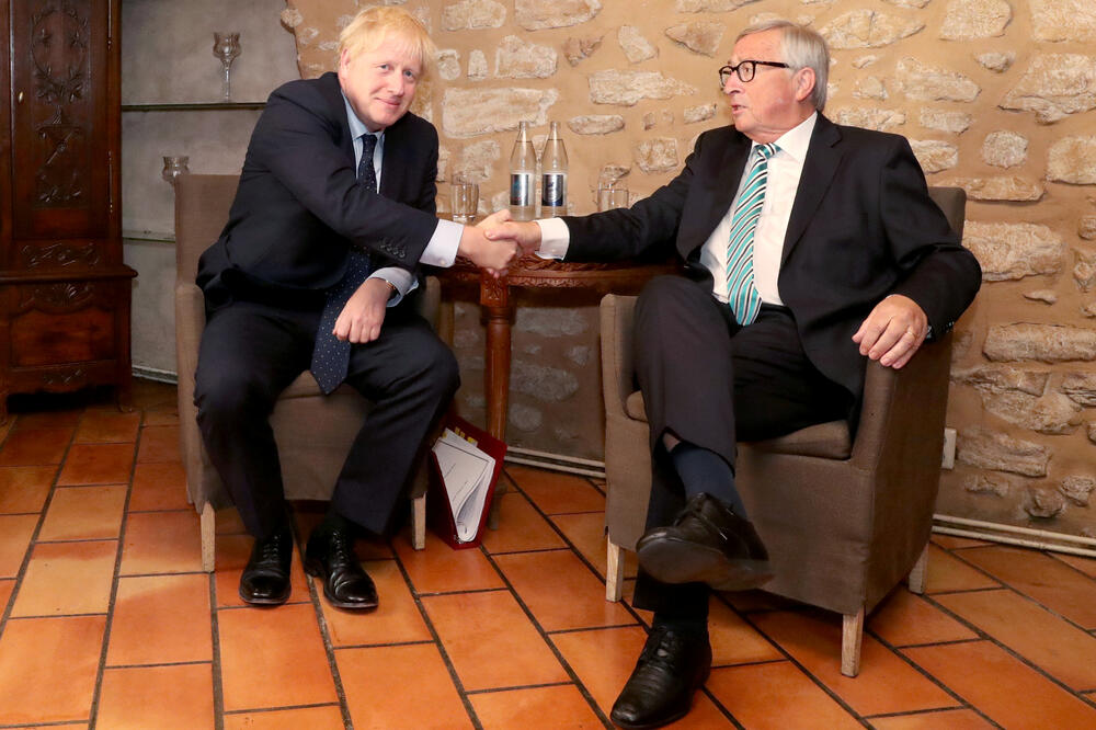 Džonson i Junker, Foto: Reuters