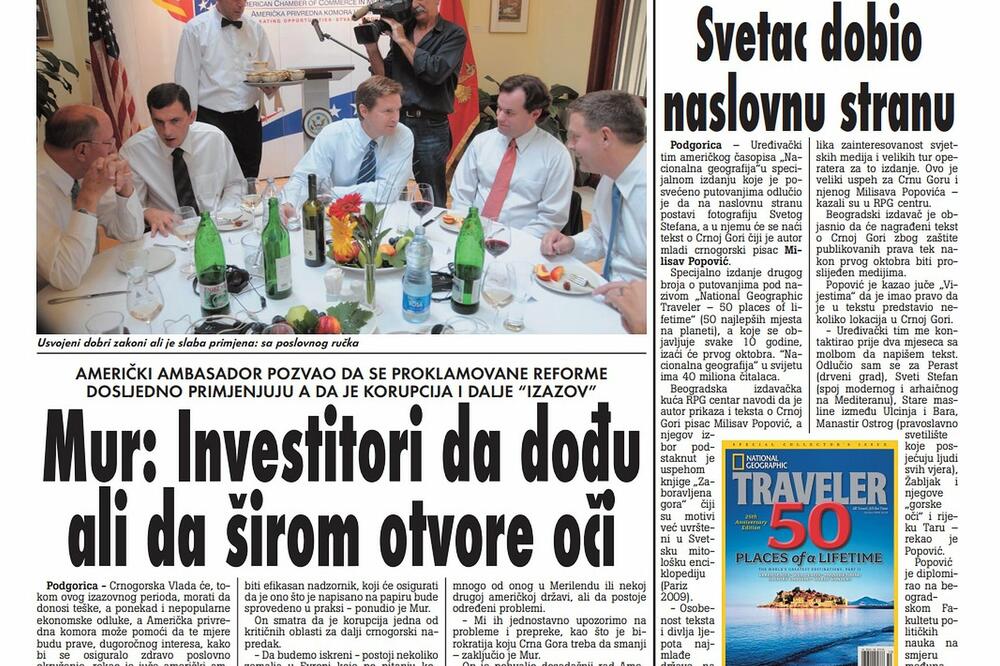 Stranica "Vijesti" od 17. septembra 2019.