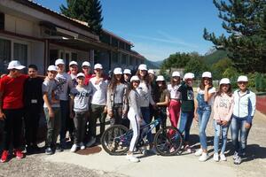 Učenici iz Plužina učili o biciklizmu