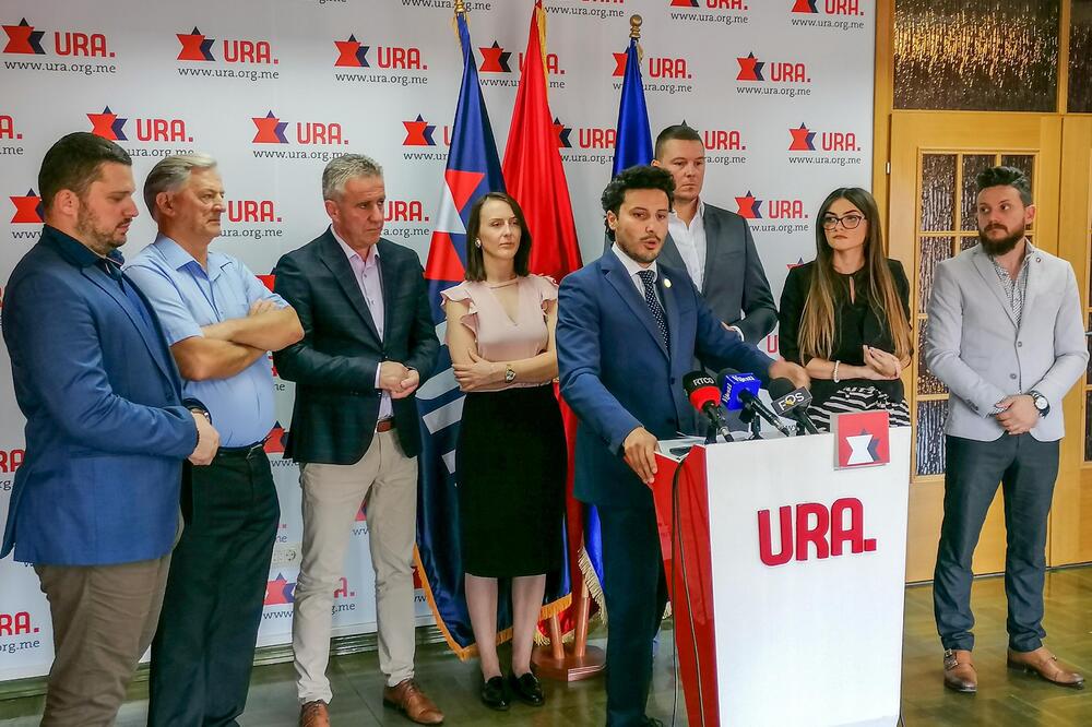 Sa konferencije za novinare Građanskog pokreta URA, Foto: Građanski pokret URA