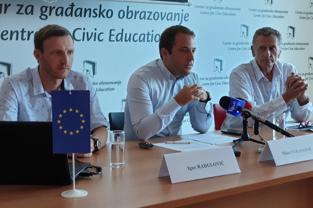 Sa konferencije za novinare, Foto: Centar za građansko obrazovanje