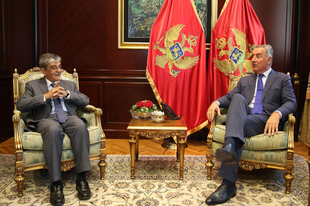 Atanasiu i Đukanović, Foto: Služba za informisanje predsjednika Crne Gore