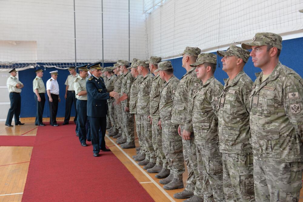 Pripadnici X kontingent Vojske Crne Gore, Foto: Mod.gov.me