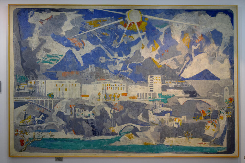 Slika Petra Lubarde "Titograd", Foto: Luka Zeković