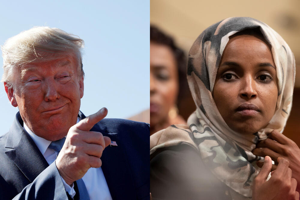 Tramp i Omar, Foto: Reuters/AP