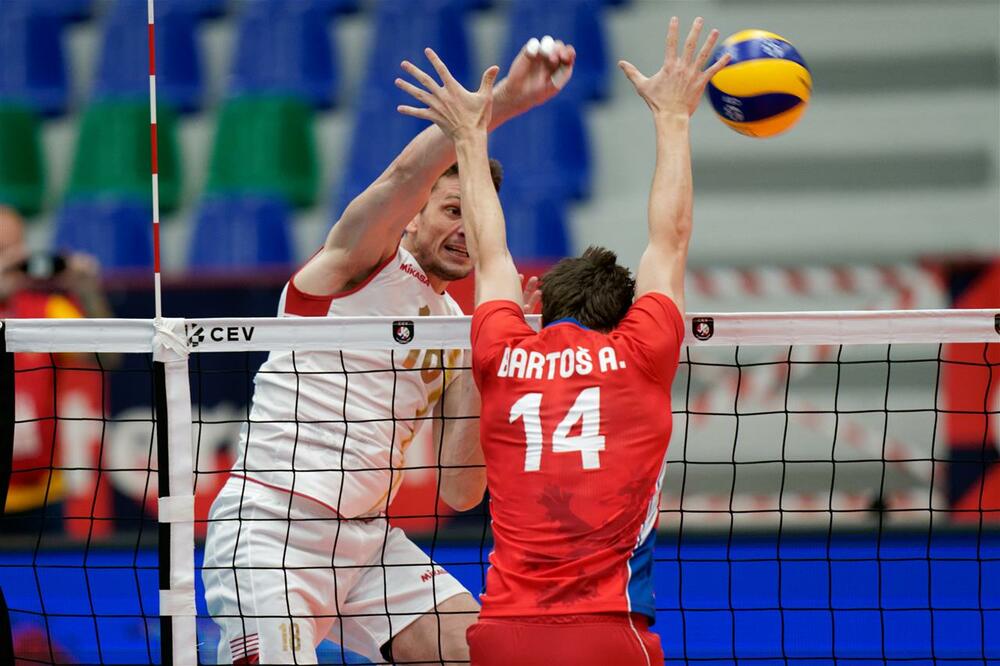 Sa meča Crna Gora - Češka, Foto: CEV