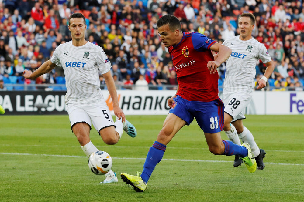 Bua je pogodio prvi ove sezone u Ligi Evrope, Foto: STEFAN WERMUTH