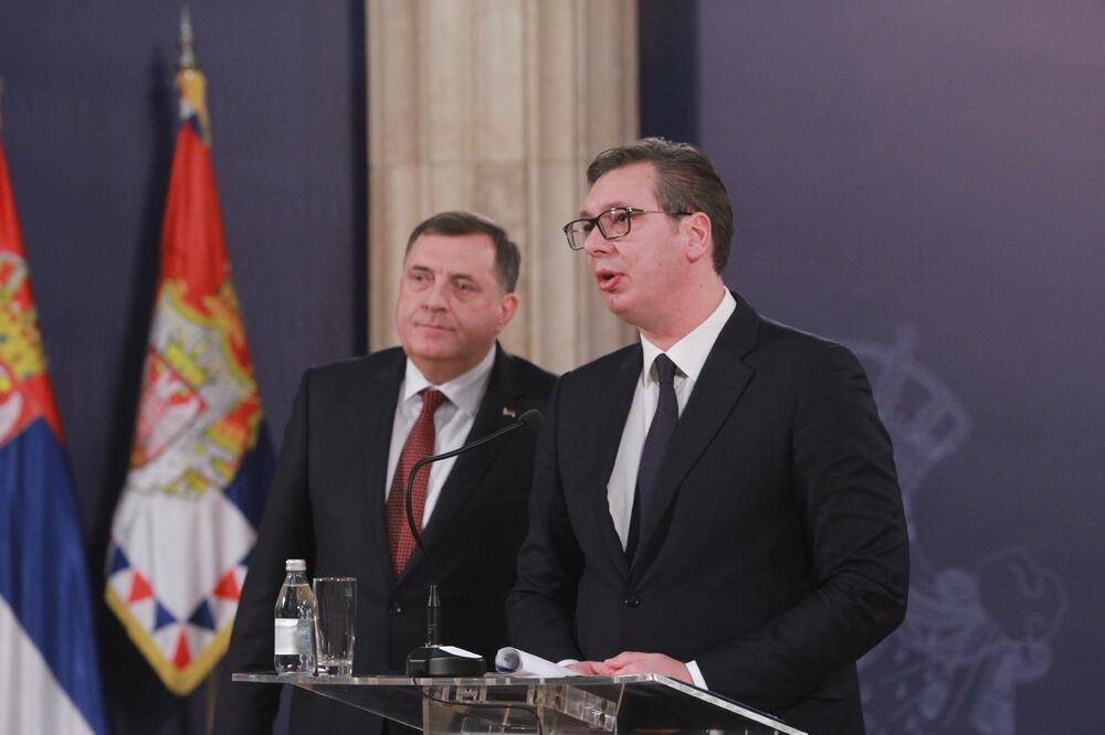 Dodik i Vučić, Foto: Betaphoto