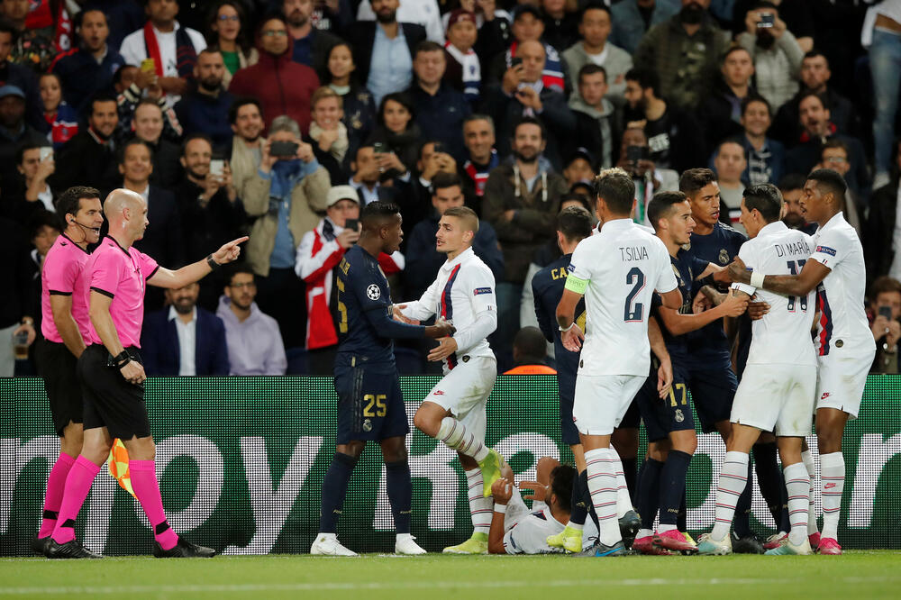 Sa utakmice PSG - Real Madrid, Foto: Reuters