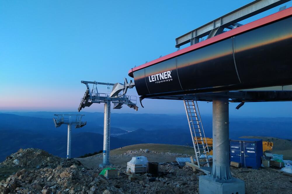 Montaža žičare, Foto: Vlada Crne Gore