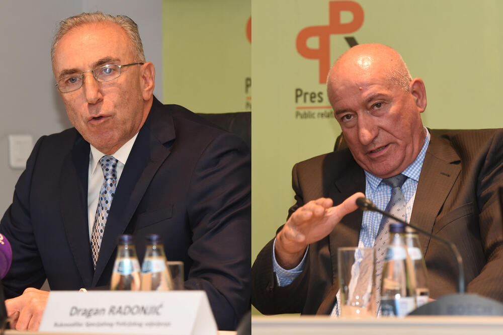 Stanković i Katnić na pres konferenciji, Foto: Savo Prelević