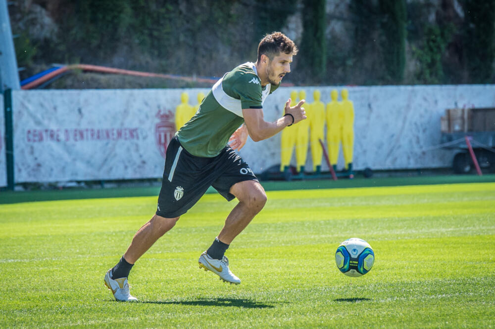 Jovetić na treningu prije 15 dana, Foto: AS Monaco