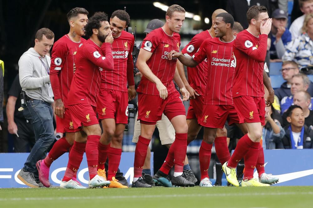 Fudbaleri LIVERPULA, Foto: Beta/AP, Beta/AP