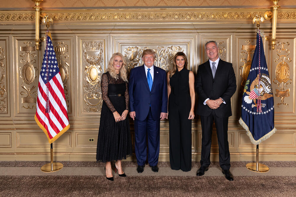 Đukanovići sa porodicom Tramp u Njujorku, Foto: Predsjednik Crne Gore