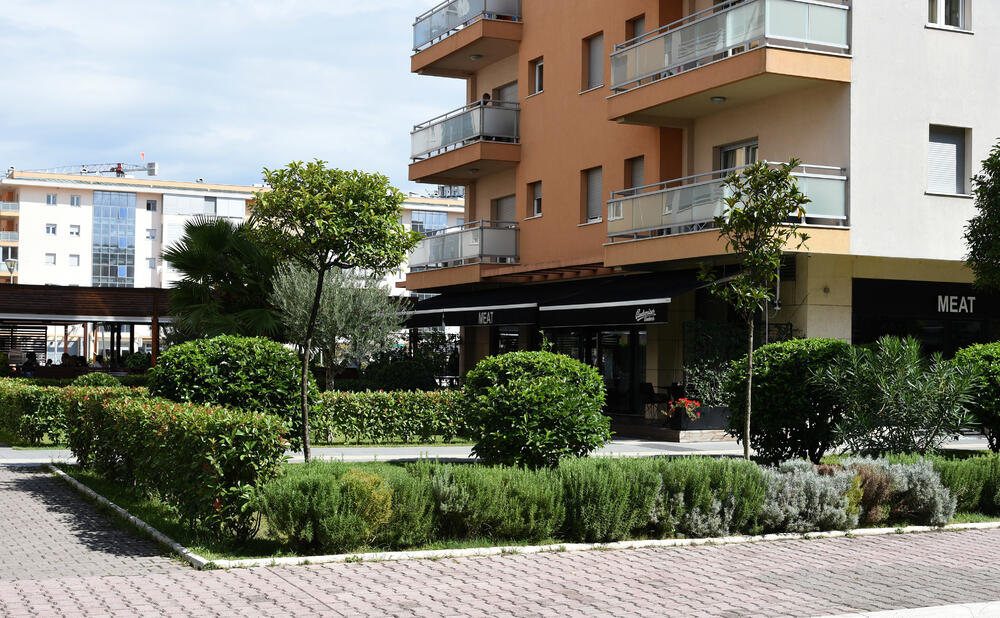 Ministar Pavle Radulović kazao je da uživa u jednom djelu City kvarta koji ima zelenu površinu. "Nije velika, ali je ima. Između dva restorana...", kazao je ministar.Fotoreporter "Vijesti" obišao je Citi kvart kako bi se čitaoci uvjerili koliko je taj dio grada obilat zelenim oazama.