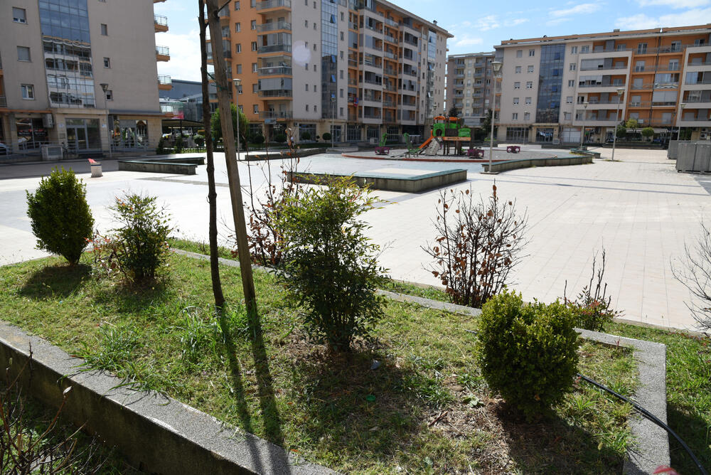 Ministar Pavle Radulović kazao je da uživa u jednom djelu City kvarta koji ima zelenu površinu. "Nije velika, ali je ima. Između dva restorana...", kazao je ministar.Fotoreporter "Vijesti" obišao je Citi kvart kako bi se čitaoci uvjerili koliko je taj dio grada obilat zelenim oazama.