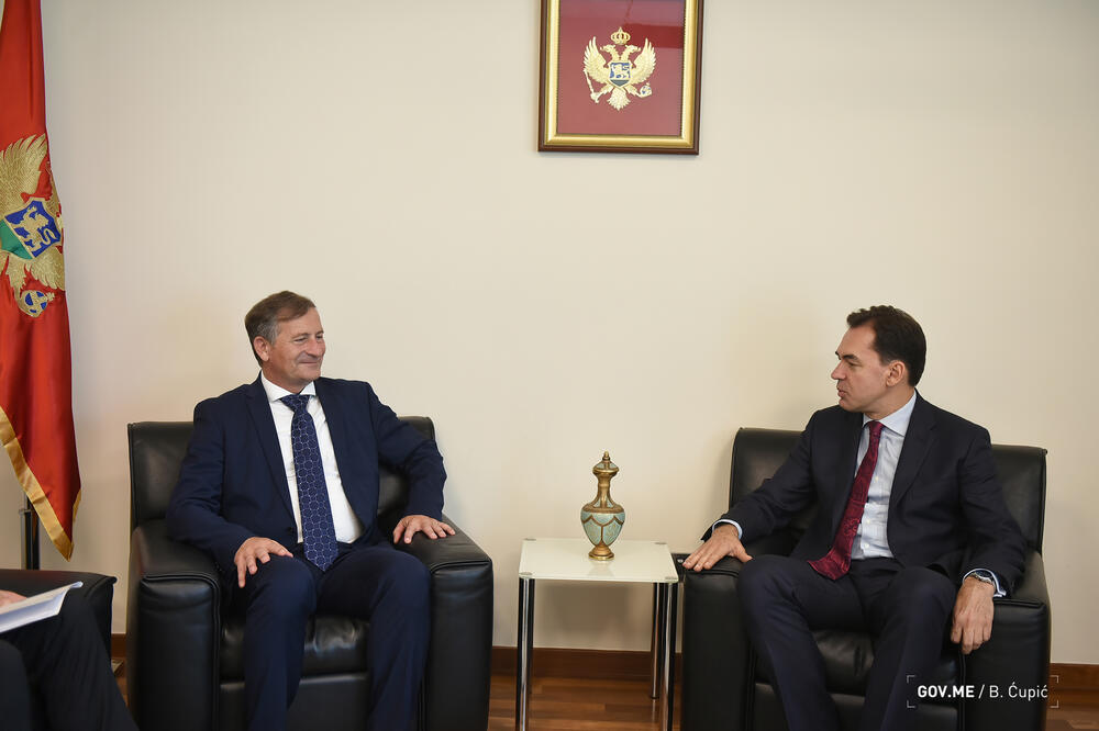 Erjavec i Pažin na sastanku, Foto: Bojana Ćupić