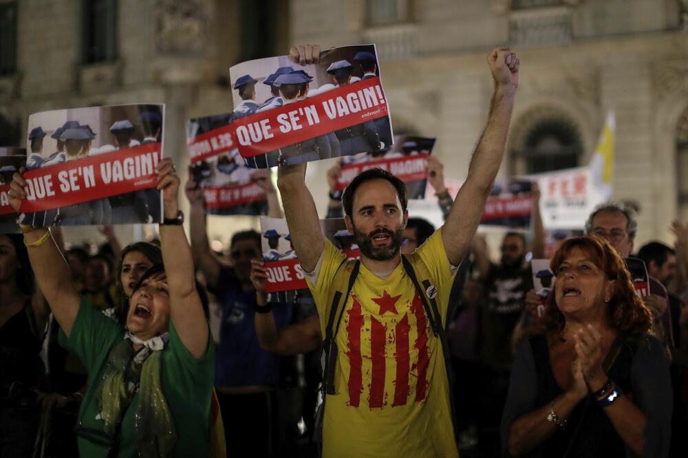 Sa nedavnog protesta u Barseloni, Foto: Beta-AP