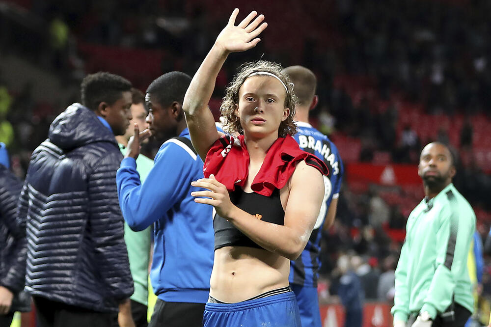 Hvala na podršci, vraćam se u školu: Mateson nakon meča na Old trafordu, Foto: Richard Sellers