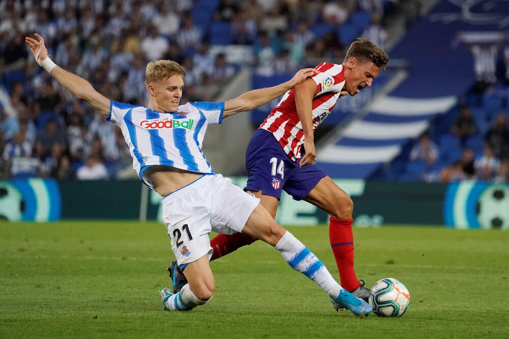 Odegard na meču sa Atletikom, Foto: Reuters, Reuters