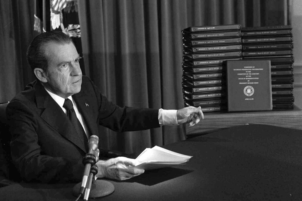 Nikson je dao ostavku da bi izbjegao opoziv, Foto: AP