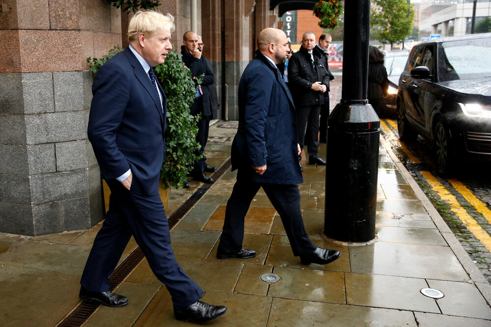 Džonson u Mančesteru, Foto: Reuters