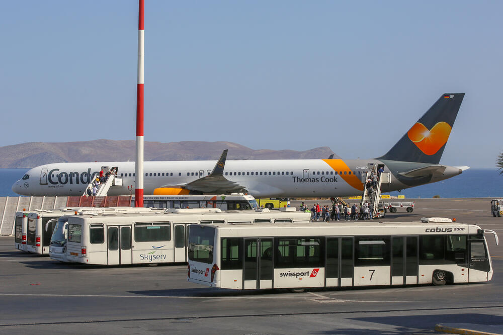 Sa aerodroma u Grčkoj, Foto: Reuters