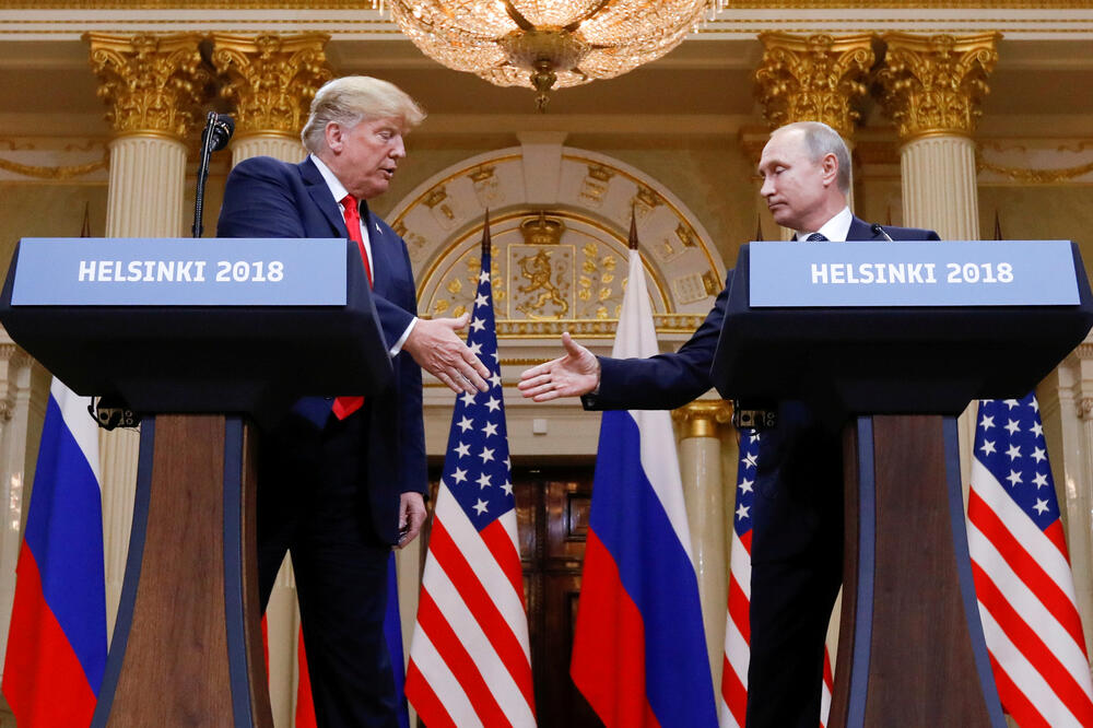 Tramp i Putin u Helsinkiju u julu 2018., Foto: Reuters