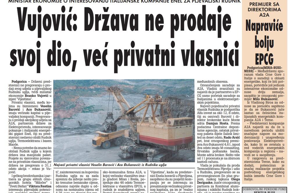 Vijesti, 30. septembar 2009., Foto: Arhiva Vijesti
