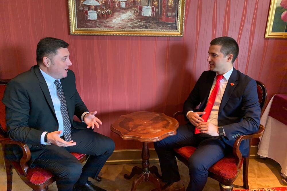 Čolaku i Bečić, Foto: Demokratska Crna Gora