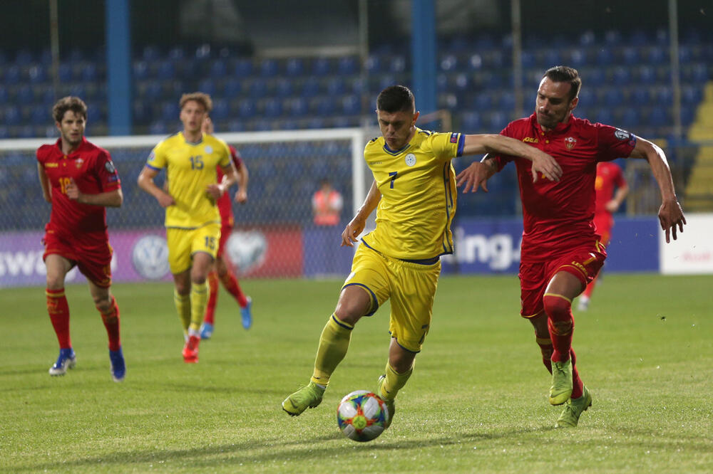 Detalj sa prve utakmice Crna Gora-Kosovo, Foto: Filip Roganović