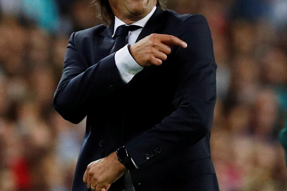 Konte na sinoćnjem meču, Foto: Reuters