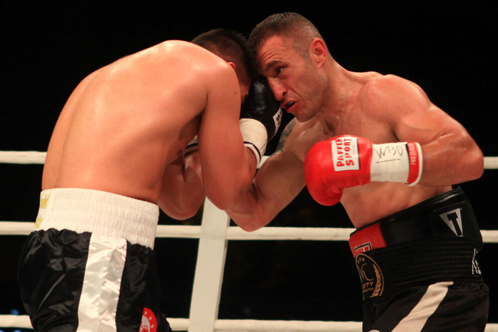 Peđa Radošević na meču protiv Saida, Foto: Luka Zeković