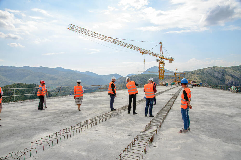 Obilazak radova, Foto: Ministarstvo saobraćaja i pomorstva