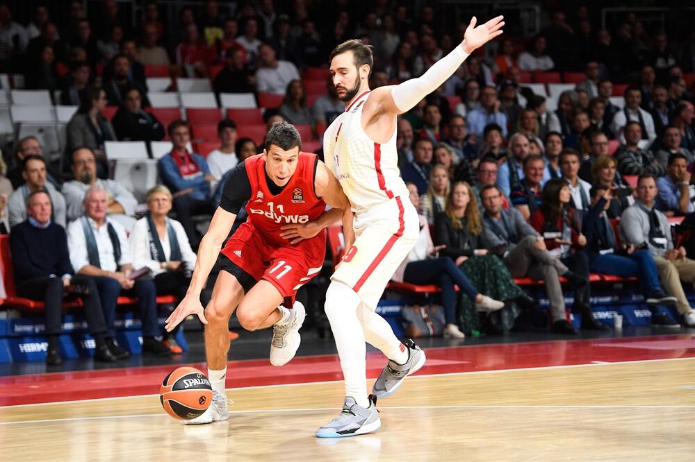 Vladimir Lučić na večerašnjoj utakmici, Foto: Euroleague