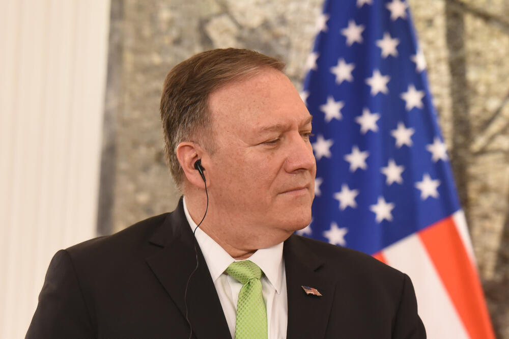 Pompeo u Podgorici, Foto: Savo Prelević